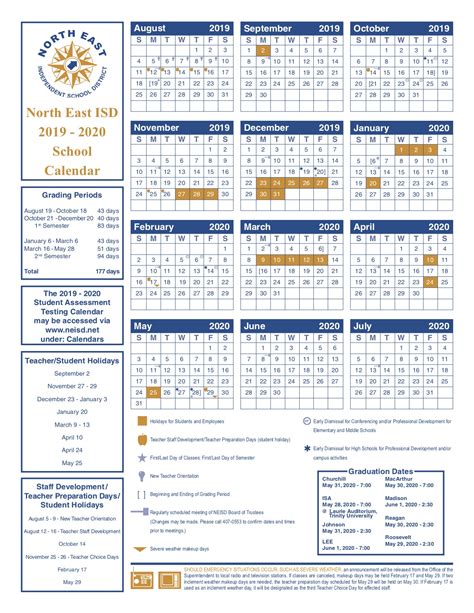 Neisd Calendar 2022 2024 Calendar Printable