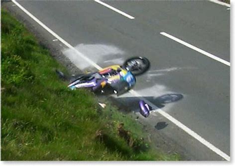 An isle of man police spokesman said: The Isle of Man TT Website - James Crumpton Crash