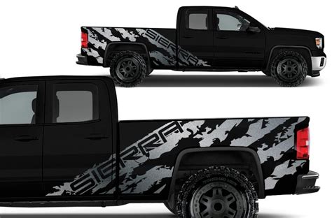 Custom Gmc Sierra Side Wrap Racerx Customs Auto Graphics Truck