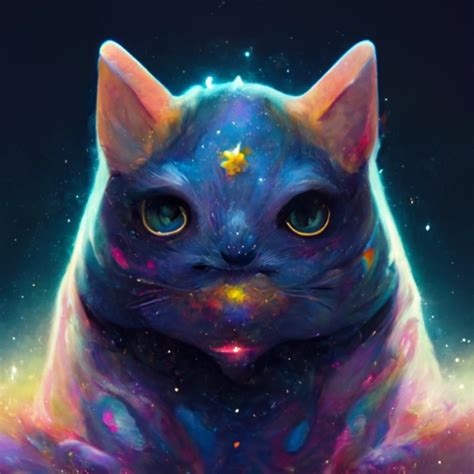 Galaxy Cat Midjourney