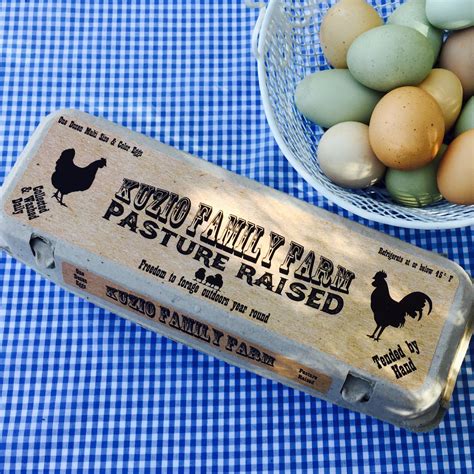A hearty meal on the go and a satisfying dinner after a hard day at work. Egg Carton Labels Western Kraft Egg Custom 3 pc set | Etsy | Egg carton, Eggs, Carton
