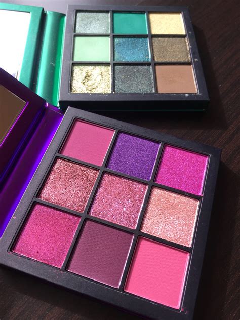 Huda Beauty Emerald And Amethyst Obsessions Palettes Review And Swatches