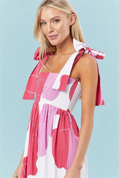 Sheridan French I Spring 2023 I Kelly Dress In Pink Palms