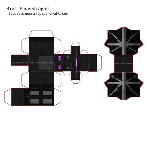 Ender Dragon Cut Out Minecraft Pinterest Dragons