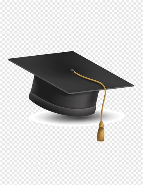 Black Mortar Board Bachelors Degree Hat Cap Academic Degree A