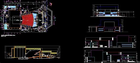 Theatre Dwg Plan For Autocad • Designs Cad