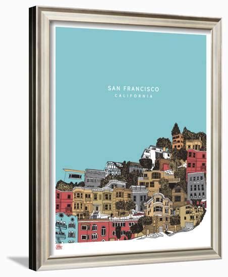 San Francisco Framed Art Print Hero Design