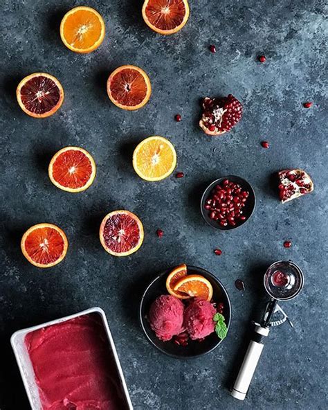 Pomegranate Sorbet By Rainydaybites Quick And Easy Recipe The Feedfeed