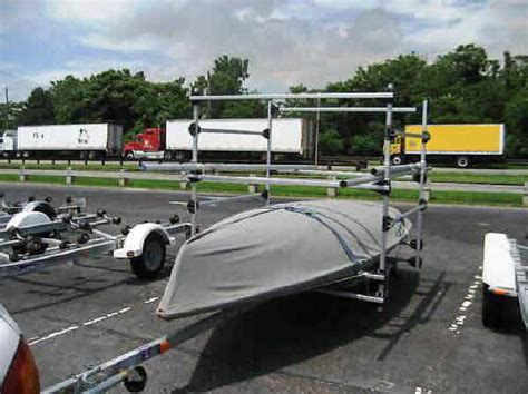 Right on trailer for laser, aero & sunfish $699.99. CastleCraft Trailer Racks for Multiple Boats