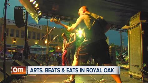 arts beats and eats kicks off in royal oak youtube