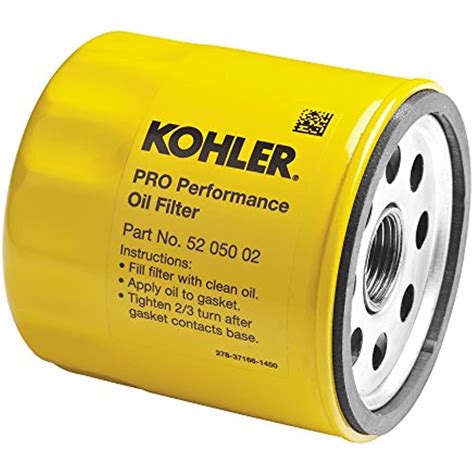 Kohler 52 050 02 S Engine Oil Filter Extra Capacity For Ch11 Ch15 Cv11