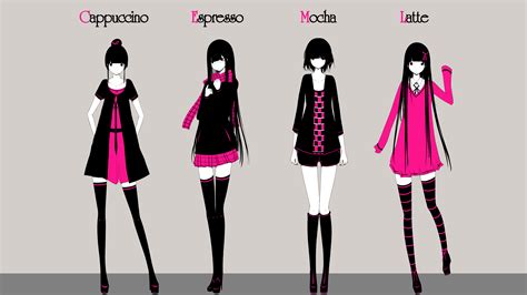 Haru Anime Girls Original Characters Simple Background Dress Long Hair