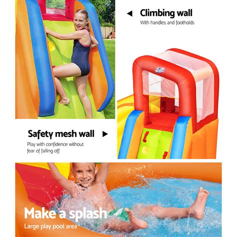 bestway inflatable water slide park jumping castle splash toy pool playground