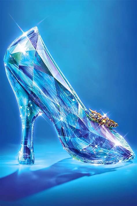 Cinderellas Glass Slipper Crystal Shoes Cinderella Disney Princess Art Glass Slipper