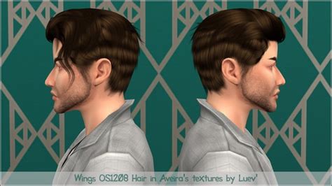 Mystufforigin Wings Os1208 Hair Retextured Sims 4 Hairs