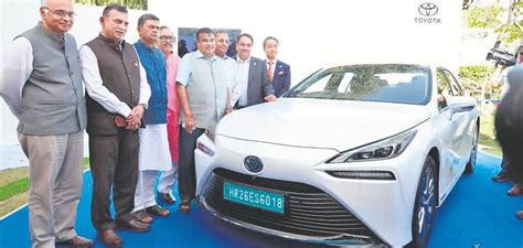 Toyota Launches Indias 1st Hydrogen Fuel Cell Ev