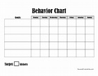 Free Printable Behavior Charts | Customize online | Hundreds of Charts