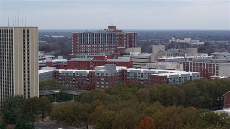 57k Stock Footage Aerial Video Descending By Dorms And Campus Buildings At The University Of