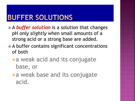 Why are buffer solutions used to calibrate ph? PPT - Buffer Solutions PowerPoint Presentation, free ...