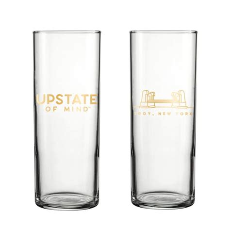 Upstate Of Mind 12 Oz Zombie Glass By Compas Life Beer Glasses