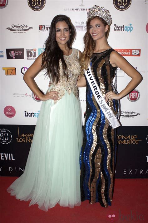 Patricia Yurena Miss España 2013 Con Desiré Cordero Miss España 2014