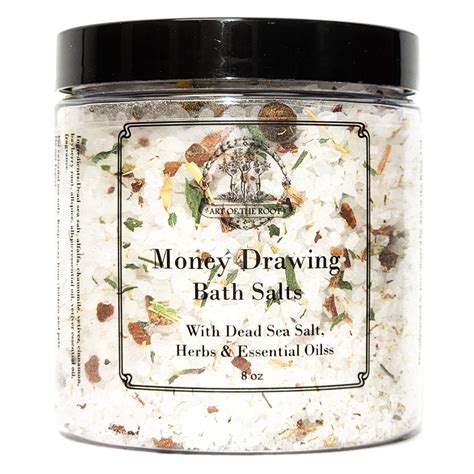 Money Drawing Herbal Bath Salts 8 Oz Prosperity Wealth And Abundance Rituals Hoodoo Voodoo