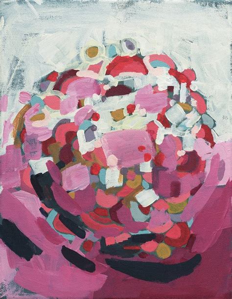 Abstract Hydrangea Painting By Julia Blake Saatchi Art