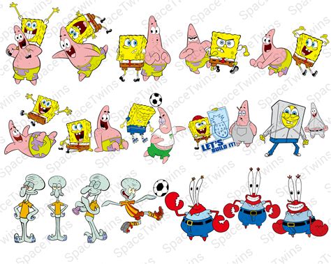 SpongeBob SVG SpongeBob Font SVG SpongeBob Font SpongeBob Etsy