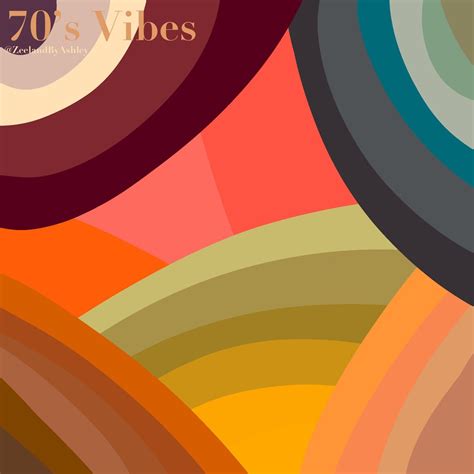 Vintage 70s Procreate Color Palette 30 Swatches For Ipad Instant