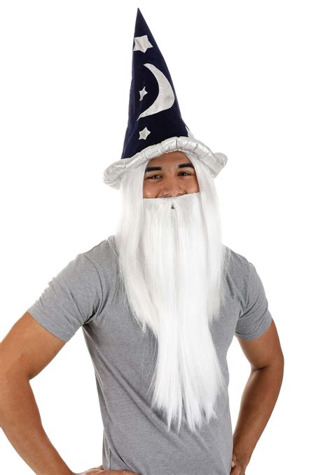 Merlin Wig And Beard Costume Accessory Kit
