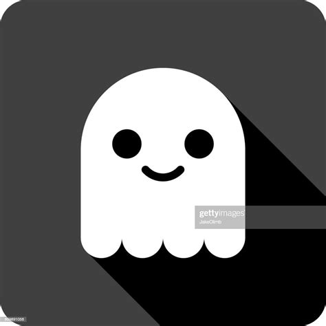 Cute Ghost Icon Silhouette High Res Vector Graphic Getty Images