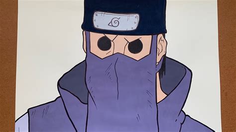 Speed Drawing Yoroi Akadō Team Kabuto Naruto Youtube