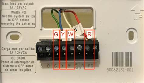 Thermostat Wiring Honeywell - Honeywell Rth8500d 7 Day Touchscreen