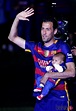 Sergio Busquets con su hijo en la celebración de la Copa del Rey 2016 ...