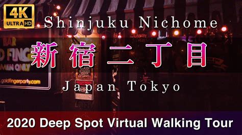 japan tokyo shinjuku 2 chome 2020 gay bar lesbians bar deep spot virtual walking tour 4k night