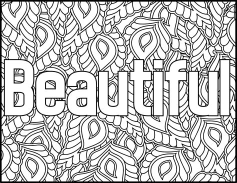 Free Positive Affirmation Coloring Pages Coloring Pages Ideas