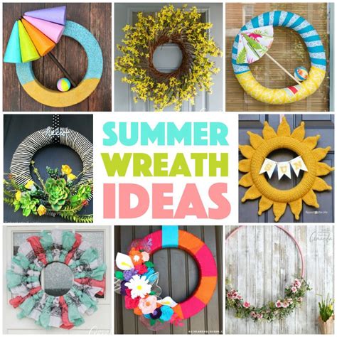 These 20 Diy Summer Wreaths Are The Perfect Adult Craft To Ring In The