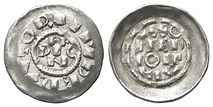 MILANO - Enrico II di Sassonia, 1004-1024. - Denaro scodellato.