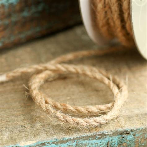 Natural Jute Rope String Wire Rope String Basic Craft Supplies