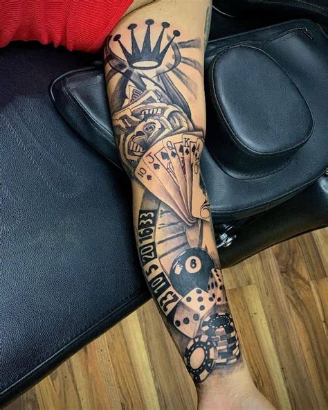 Las Vegas Sleeve Tattoo By Iaantattoos