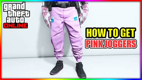 How To Get Pink Joggers In Gta 5 Online Youtube