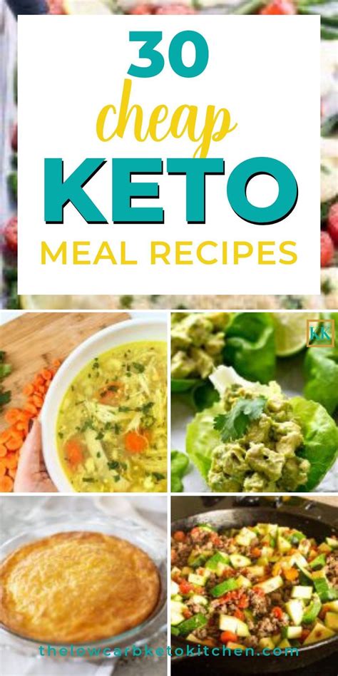 30 Cheap Keto Meals That Wont Break The Bank Ketosis Recipes Meals