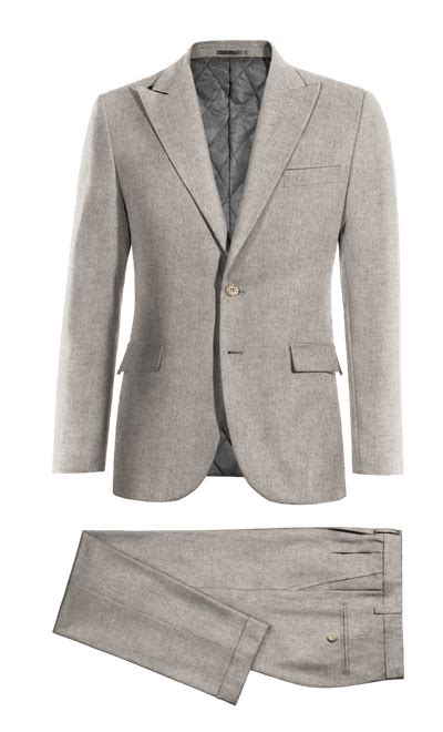 Beige Tweed Peak Lapel Suit Hockerty Lupon Gov Ph