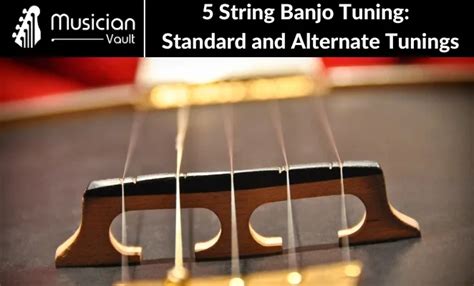 5 String Banjo Tuning Standard And Alternate Tunings Musician Vault