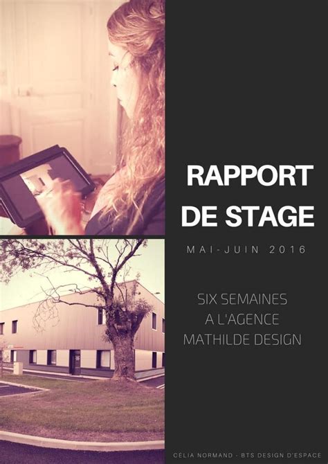 Rapport De Stage Mathilde Design 2016 Rapport De Stage Digital