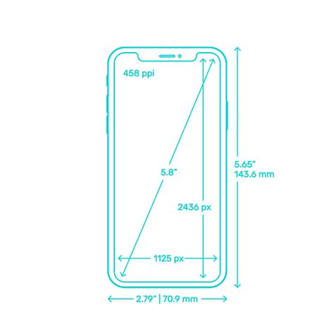 Apple Iphone X 11th Gen Dimensions And Drawings Images And Photos Finder