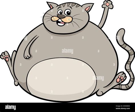 Overweight Cartoon Clipart Cats