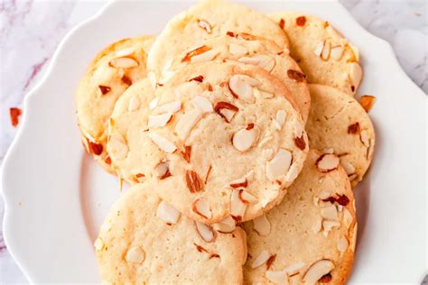 Delicious Chewy Buttery Almond Sugar Cookies On Tys Plate
