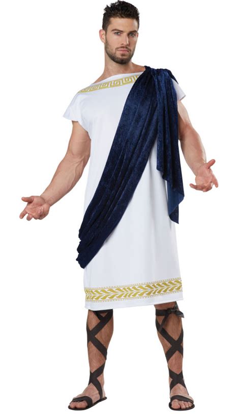 Grecian Toga Mens Fancy Dress Ancient Greece Roman History Adults