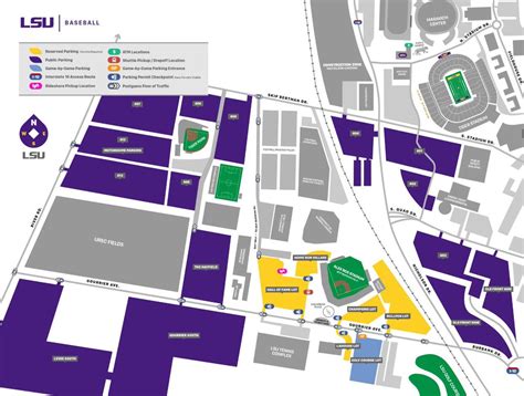 Lsu University Campus Map